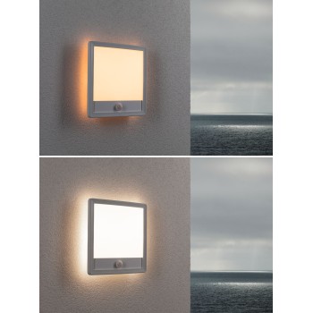 Sienas lampa Lamina Backlight 14W, draudzīga kukaiņiem, ar kustības sensoru, kvadrātveida