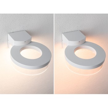 Sienas gaismeklis 12,5 W, kukaiņiem draudzīgs, baltā krāsā