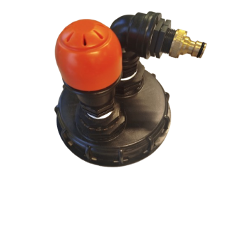 Автоматическое наполнение контейнера IBC из водосточной трубы