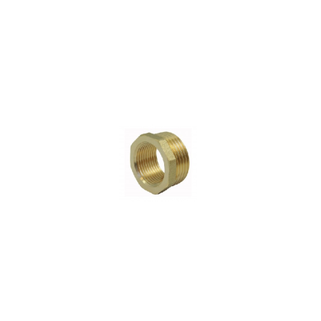 Латунная  редукция ½" наружная резьба x 1/4" внутренняя резьба