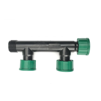 Коллекторный тройник с 2 соединениями 1" наружная резьба x 1" x 1" x 1" внутренняя резьба