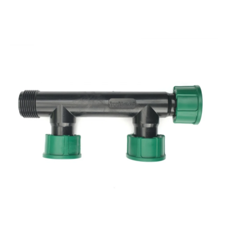 Коллекторный тройник с 2 соединениями 1" наружная резьба x 1" x 1" x 1" внутренняя резьба