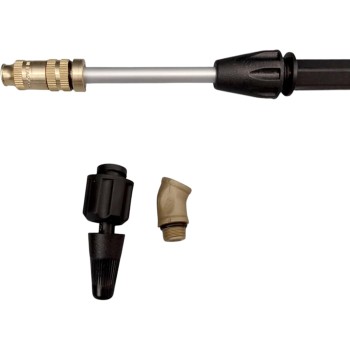 Teleskopiska uzgaļa, modulāra, no neilona un alumīnija, 65–110 cm, ar misiņa uzgali