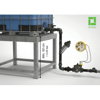 Комплект гравитационного полива из IBC-контейнера – 1 секция