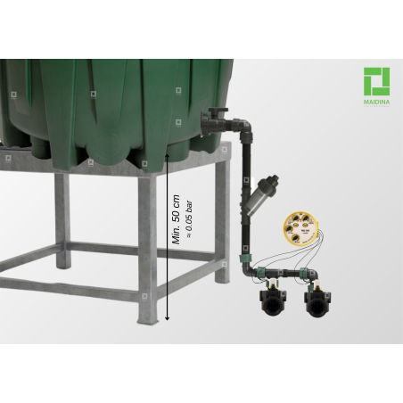 Комплект гравитационного полива HERKULES - 2 секции