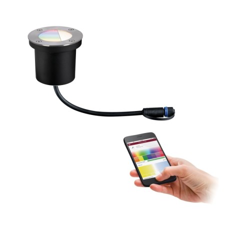 Plug & Shine iebūvējamais gaismeklis RGBW 3,7W 