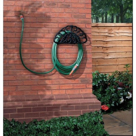 Pie sienas stiprināms stacionārs dārza šļūtenes turētājs