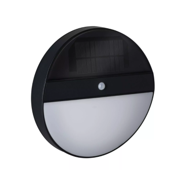 Sienas gaismeklis Elois ar kustības sensoru un saules bateriju