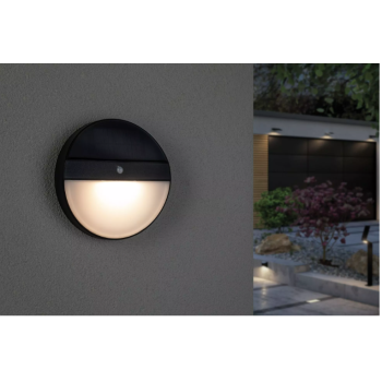 Sienas gaismeklis Elois ar kustības sensoru un saules bateriju