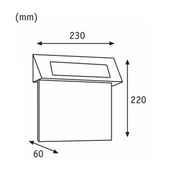 Светодиодный номер дома с солнечной батареей