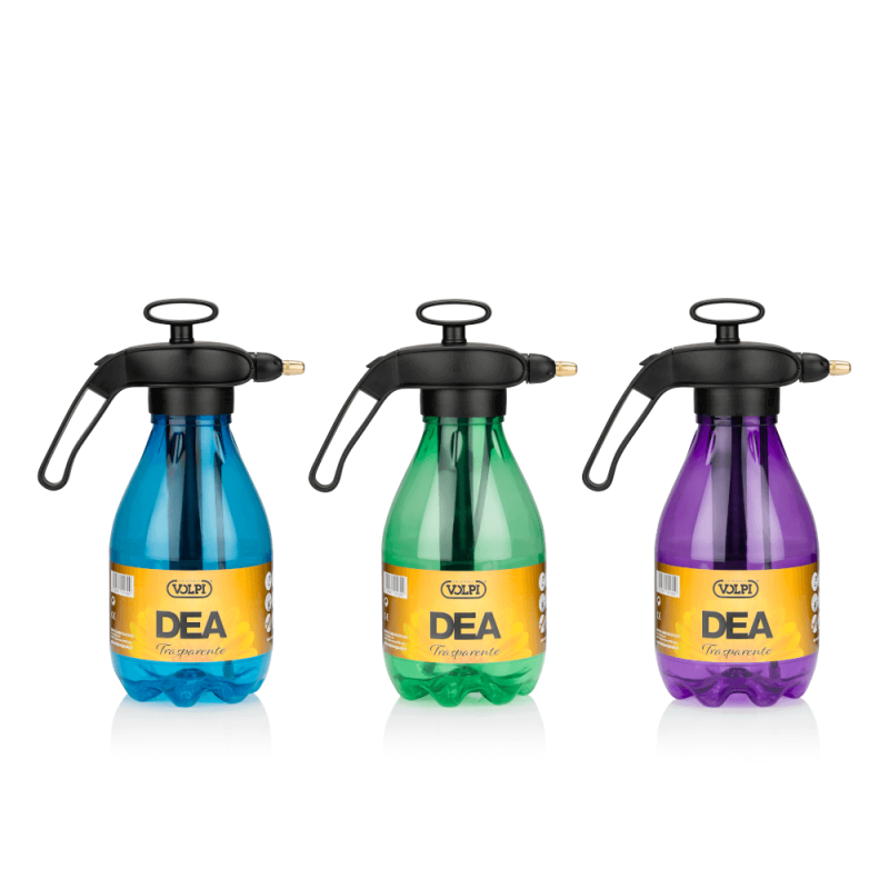 Caurspīdīgs rokas smidzinātājs 360º, 2 L Caurspīdīgs rokas smidzinātājs 360º, 2 L