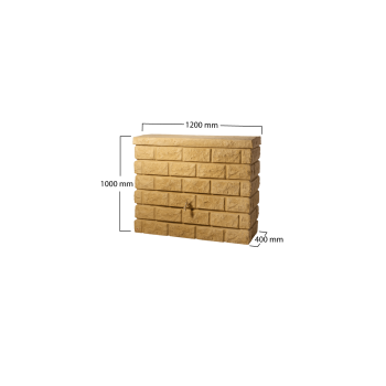 Dekoratīvais rezervuārs Rocky