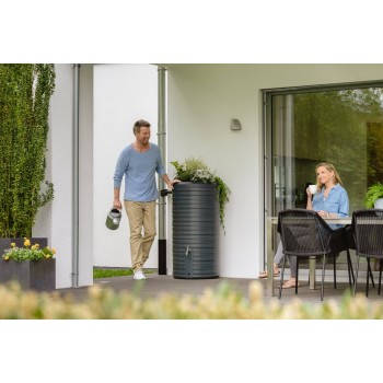 Dekoratīvā tvertne Nordic 2in1, 300 L, grafīta pelēka