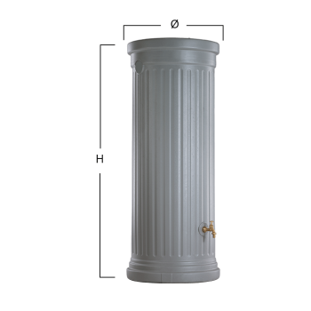 Декоративный резервуар KOLONA 1000 л