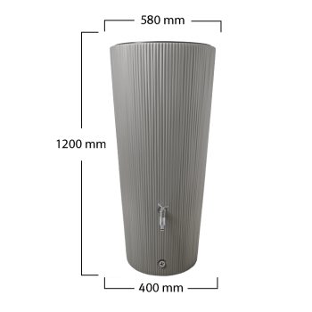 Dekoratīvā tvertne Linus 2in1, 220 L