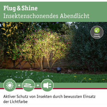 Втыкной светильник Plug & Shine Kikolo 6,2 Вт - безопасен для насекомых