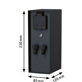 Наружная розетка «Rio» с трансформатором и световым датчиком