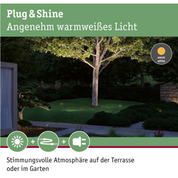 Plug & Shine вкопываемый светильник Radon 11 W