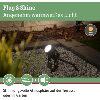 Plug & Shine комплект вкопываемых светильников 3×2 W