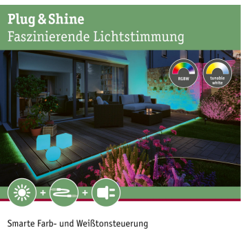Plug & Shine LED lente RGBW 39 W