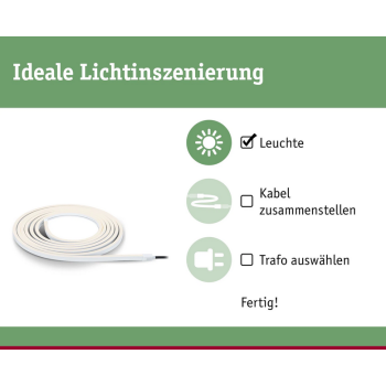 Plug & Shine LED josla 26W, 5m