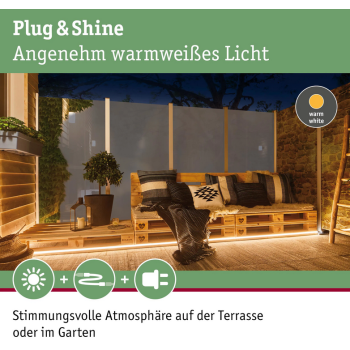 Plug & Shine LED josla 26W, 5m
