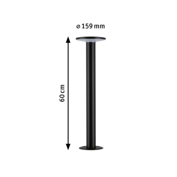 Plug & Shine stāvoša lampa Plate RGBW 5W