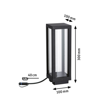 Plug & Shine stāvoša lampa Classic RGBW 2W 