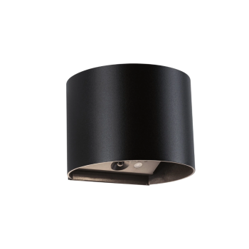 Настенный аккумуляторный светильник "Nyora" с датчиком движения, чёрный