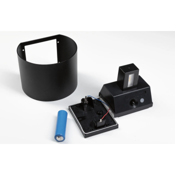 Настенный аккумуляторный светильник "Nyora" с датчиком движения, чёрный