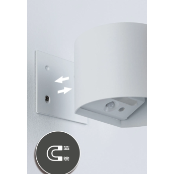 Настенный аккумуляторный светильник “Nyora” с датчиком движения, белый