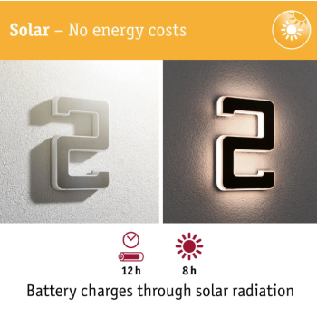 Светодиодный светильник для номера дома цифра 2