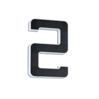 Светодиодный светильник для номера дома цифра 2