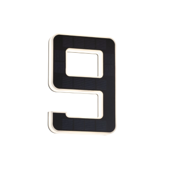 LED mājas numura gaismeklis cipars 9