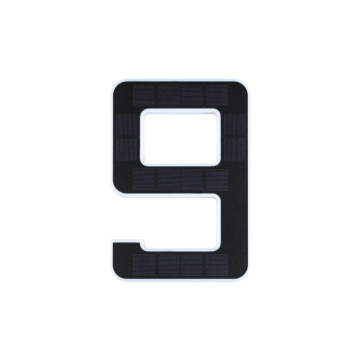 LED mājas numura gaismeklis cipars 9