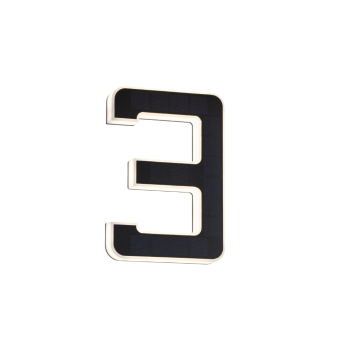 LED mājas numura gaismeklis cipars 3