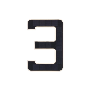 LED mājas numura gaismeklis cipars 3