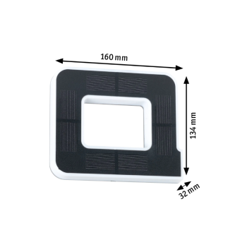 LED mājas numura gaismeklis burts A