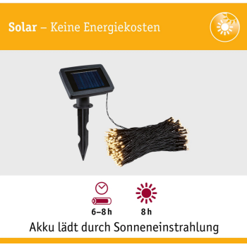 Гирлянда Aurinka 21,9 м с солнечной батареей