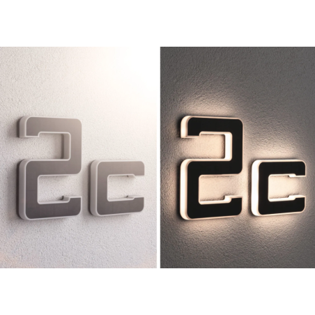 Светодиодный светильник для номера дома буква C