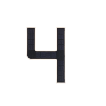 LED mājas numura gaismeklis cipars 4