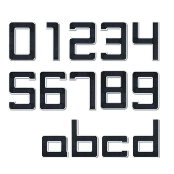 LED mājas numura gaismeklis cipars 8