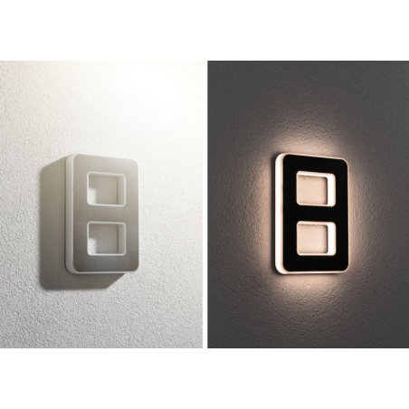 LED mājas numura gaismeklis cipars 8