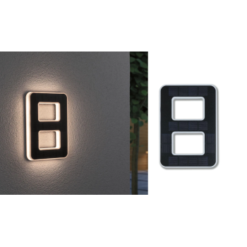 LED mājas numura gaismeklis cipars 8