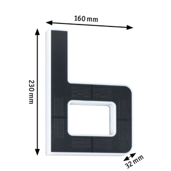 Светодиодный светильник для номера дома буква b