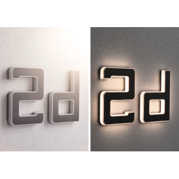 Светодиодный светильник для номера дома буква d