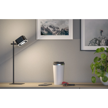 Universāls gaismeklis Varia, melnā krāsā