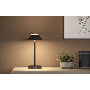 Akumulatora gaismeklis Pellini, melnā krāsā, 330x150 mm