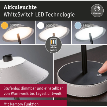 Akumulatora gaismeklis Pellini, smilšu krāsā, 330x150 mm