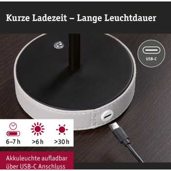 Akumulatora gaismeklis Pellini, smilšu krāsā, 330x150 mm